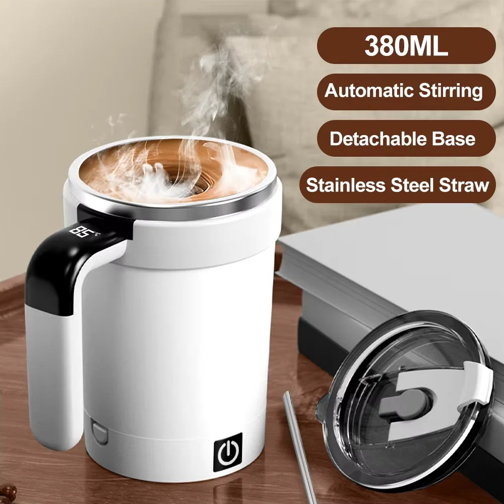 Automatic Self Stirring Mug Rechargeable Magnetic Coffee Cup