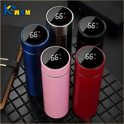 500ML Temperature Display Stainless Steel Smart Thermos Bottle