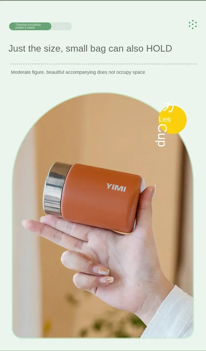 230ML Mini 316 Stainless Steel Thermos Mug Portable Vacuum Flask