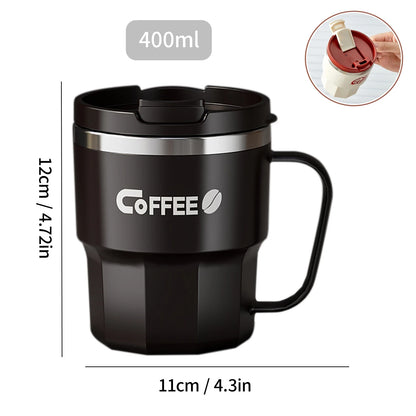304 Stainless Steel Thermal Bottle 400/480ML Insulated Coffee Mug