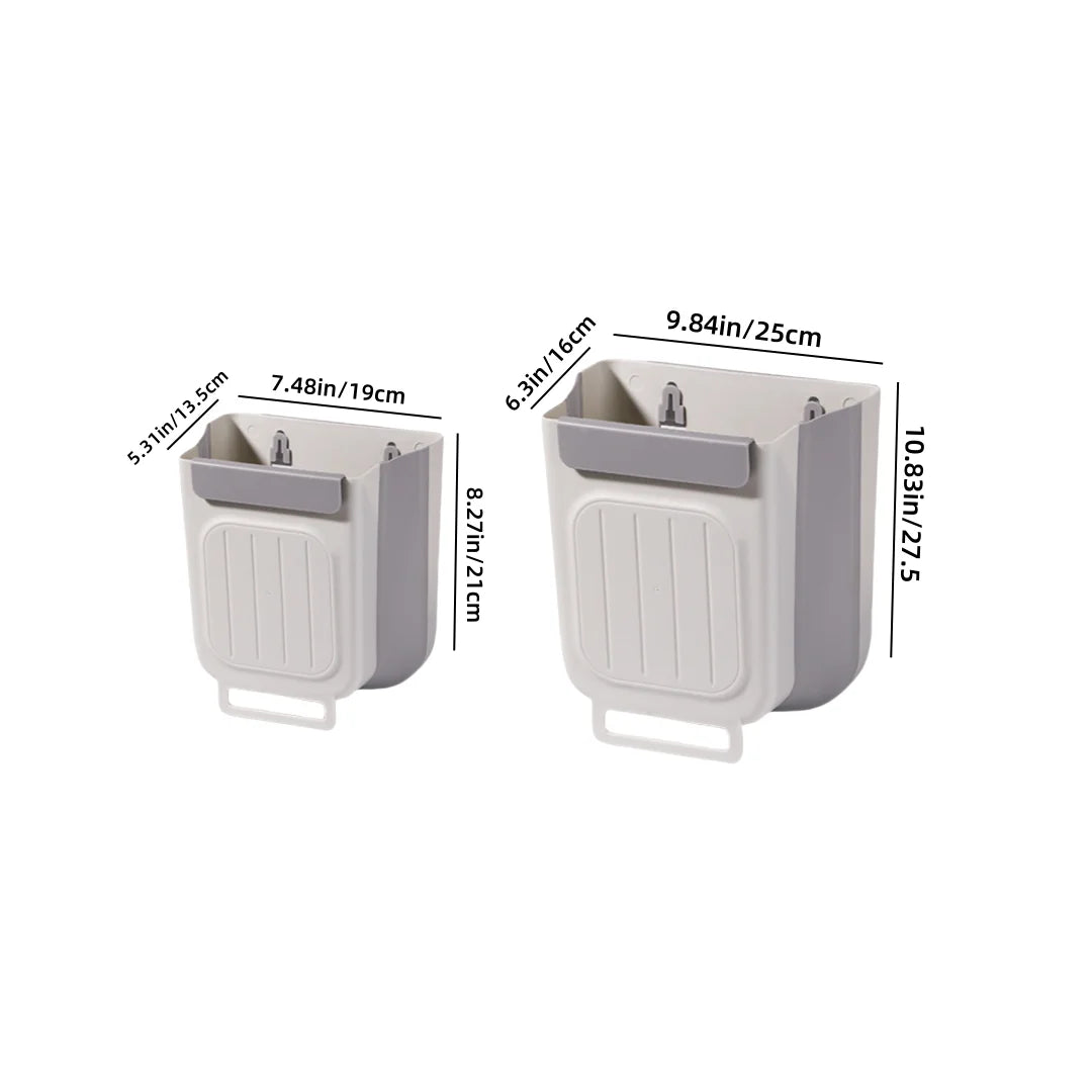 Two wall-mounted cabinets with dimensions labeled on a white background