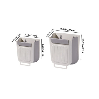 Two wall-mounted cabinets with dimensions labeled on a white background