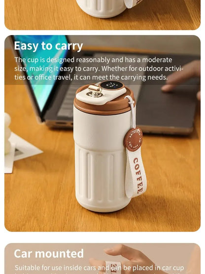 Smart Temperature Display Stainless Steel Insulated Coffee Cup