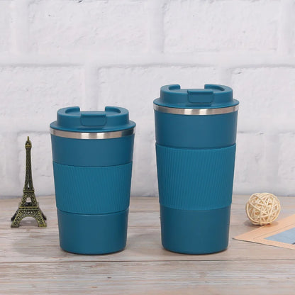 380/510ML Stainless Steel Coffee Cup Non-Slip Travel Thermal Mug