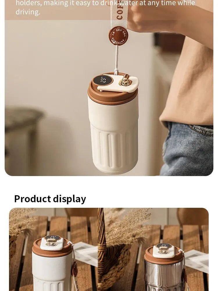 Smart Temperature Display Stainless Steel Insulated Coffee Cup