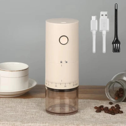 Portable Electric Coffee Grinder 38 Gear Adjustable Bean Grinder