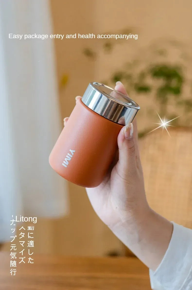 230ML Mini 316 Stainless Steel Thermos Mug Portable Vacuum Flask