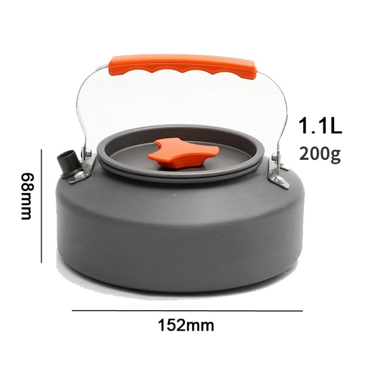 Portable Aluminum Camping Coffee & Tea Kettle Outdoor Cooking Pot