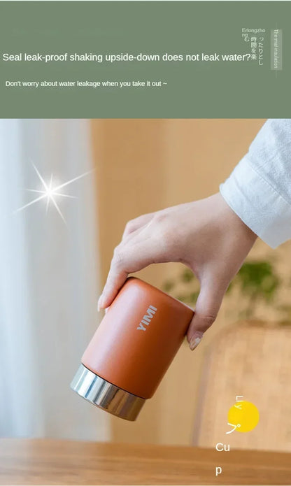 230ML Mini 316 Stainless Steel Thermos Mug Portable Vacuum Flask