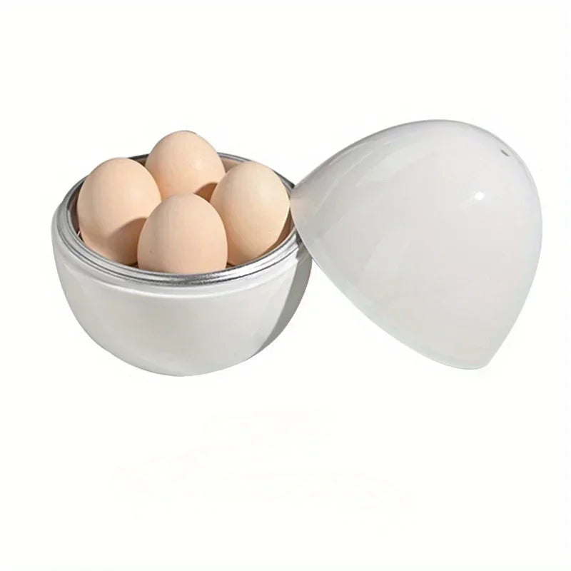 Microwave Egg Steamer Cooker Quick Egg Boiler 1-4 Eggs Maker Tool