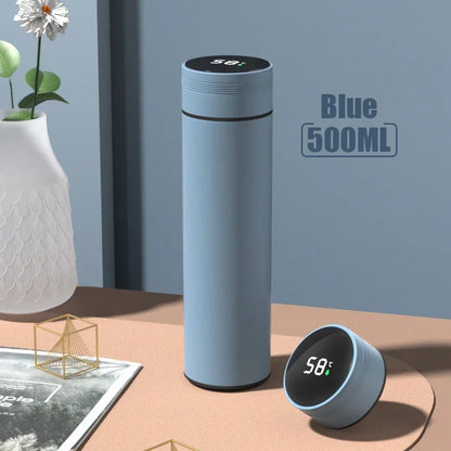 500ML Temperature Display Stainless Steel Smart Thermos Bottle