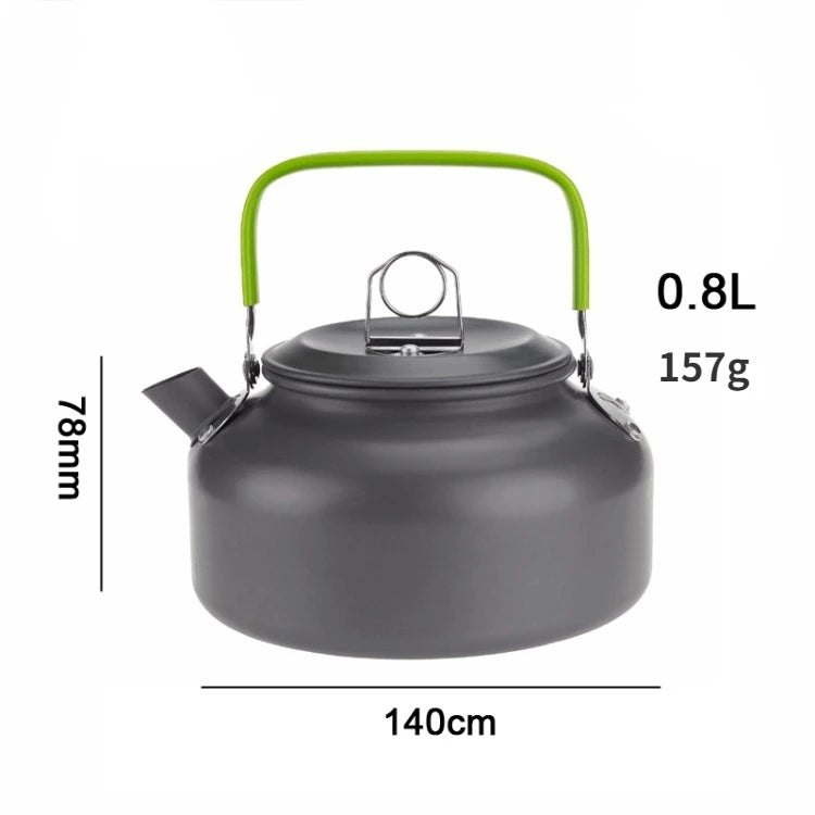 Portable Aluminum Camping Coffee & Tea Kettle Outdoor Cooking Pot