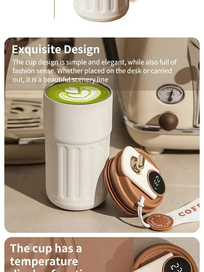 Smart Temperature Display Stainless Steel Insulated Coffee Cup