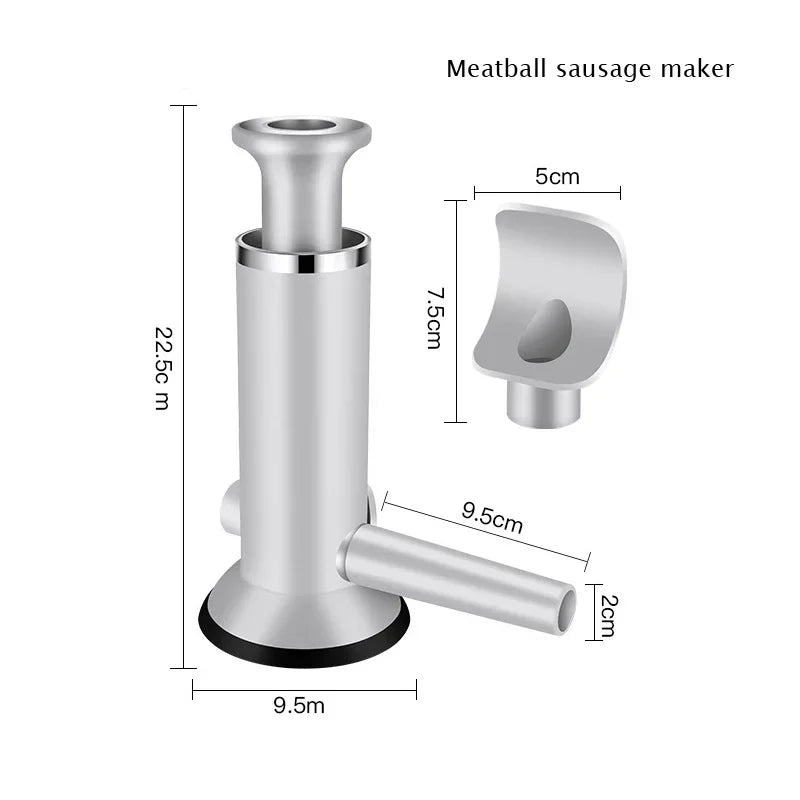 Stainless Steel Sausage Maker Meat Stuffer Homemade Sausage Tool