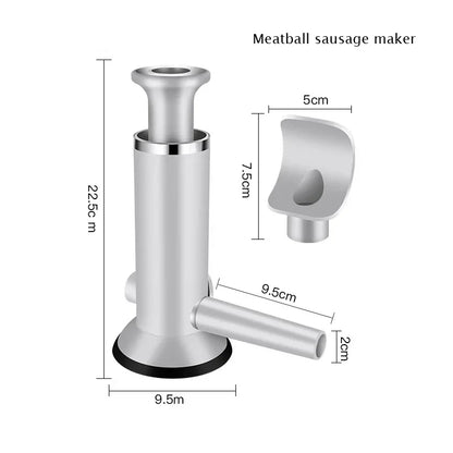 Stainless Steel Sausage Maker Meat Stuffer Homemade Sausage Tool
