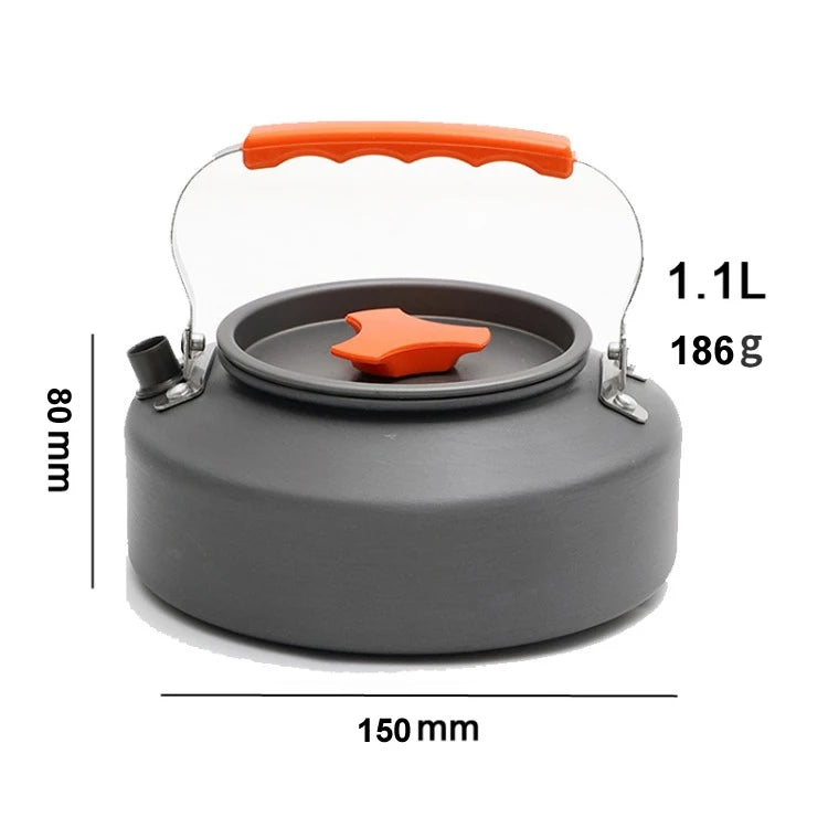 Portable Aluminum Camping Coffee & Tea Kettle Outdoor Cooking Pot