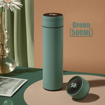 500ML Temperature Display Stainless Steel Smart Thermos Bottle