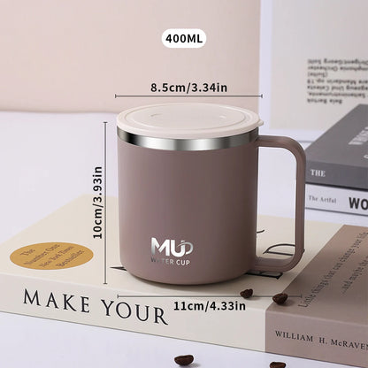 400ML Insulated Coffee Mug 304 Stainless Steel Double Wall Cup