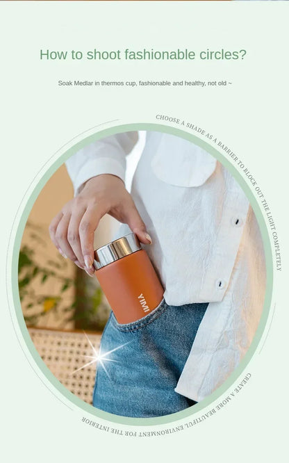 230ML Mini 316 Stainless Steel Thermos Mug Portable Vacuum Flask
