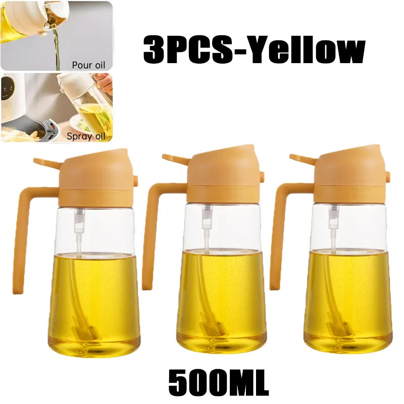 200/300/500ML Oil Spray Bottle BBQ Cooking Olive Oil Sprayer