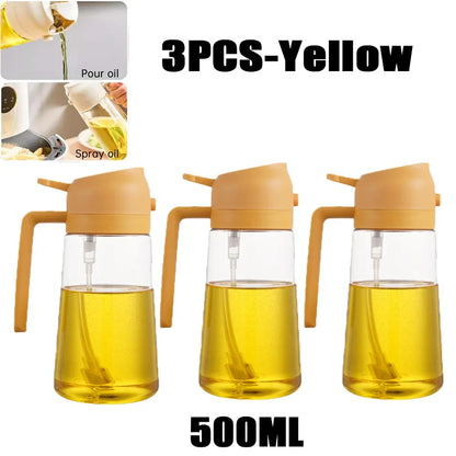 200/300/500ML Oil Spray Bottle BBQ Cooking Olive Oil Sprayer