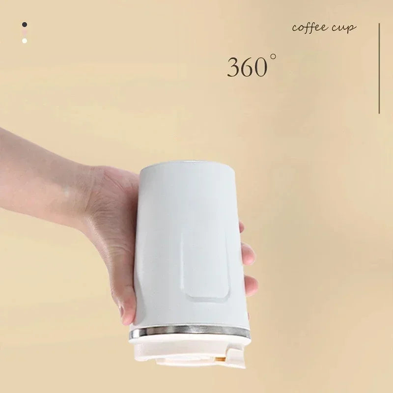 380/510ML Stainless Steel Travel Coffee Cup Leakproof Thermal Mug