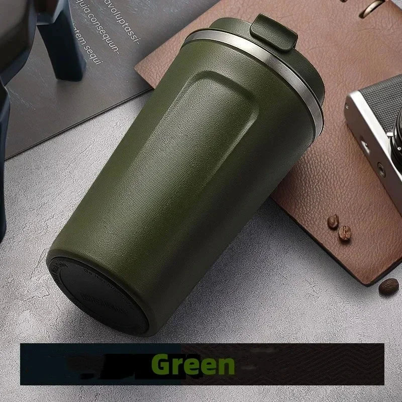 380/510ML Stainless Steel Travel Coffee Cup Leakproof Thermal Mug