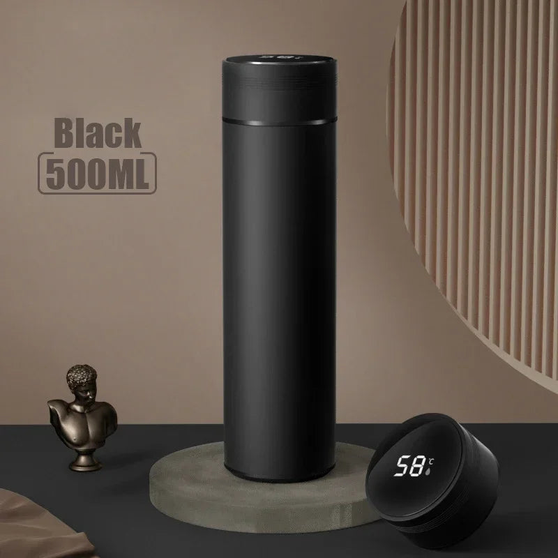 500ML Temperature Display Stainless Steel Smart Thermos Bottle