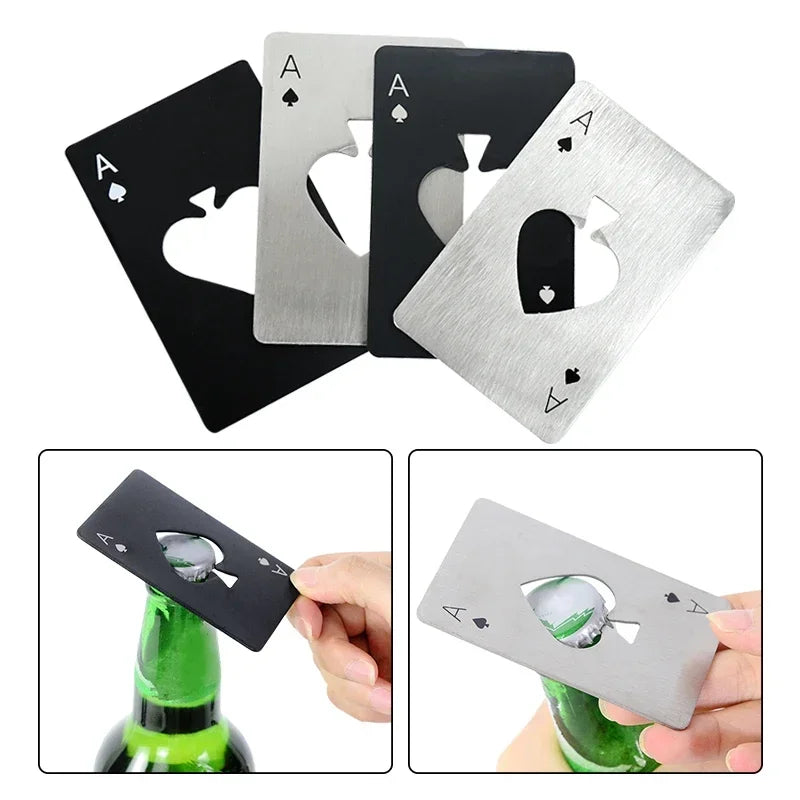 Creative Poker Shaped Bottle Can Opener