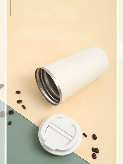 380/510ML Stainless Steel Travel Coffee Cup Leakproof Thermal Mug