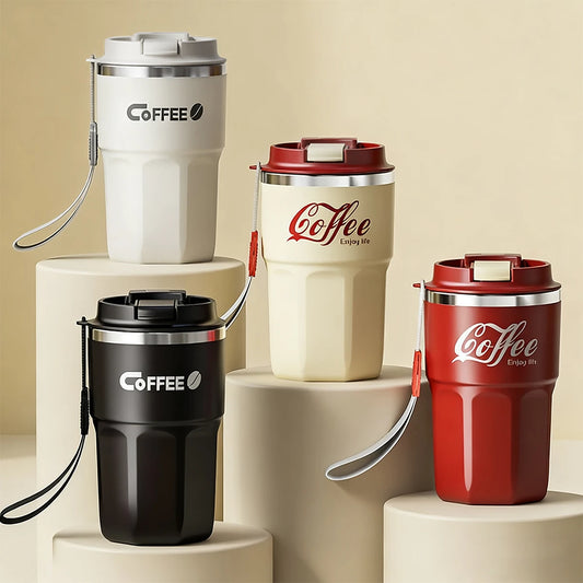 304 Stainless Steel Thermal Bottle 400/480ML Insulated Coffee Mug