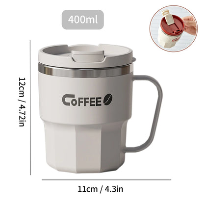 304 Stainless Steel Thermal Bottle 400/480ML Insulated Coffee Mug