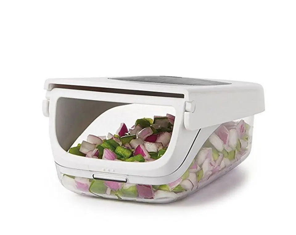 Vegetable Chopper with Storage Container Onion Fruit Dicer Cutter