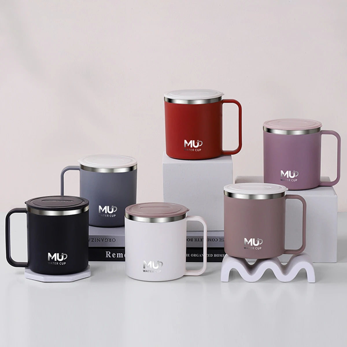 400ML Insulated Coffee Mug 304 Stainless Steel Double Wall Cup