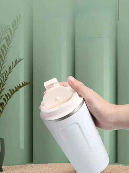 380/510ML Stainless Steel Travel Coffee Cup Leakproof Thermal Mug