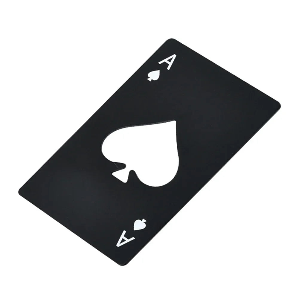 Creative Poker Shaped Bottle Can Opener