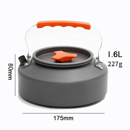 Portable Aluminum Camping Coffee & Tea Kettle Outdoor Cooking Pot