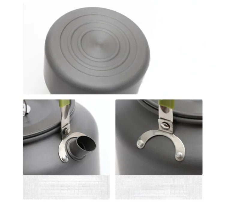Portable Aluminum Camping Coffee & Tea Kettle Outdoor Cooking Pot
