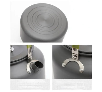 Portable Aluminum Camping Coffee & Tea Kettle Outdoor Cooking Pot