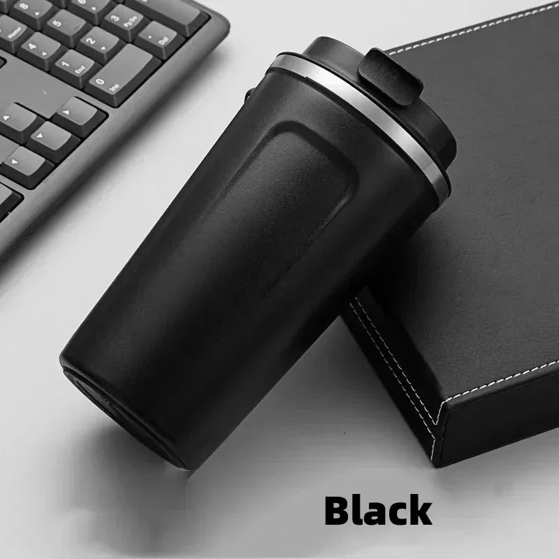 380/510ML Stainless Steel Travel Coffee Cup Leakproof Thermal Mug