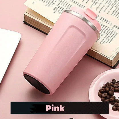 380/510ML Stainless Steel Travel Coffee Cup Leakproof Thermal Mug