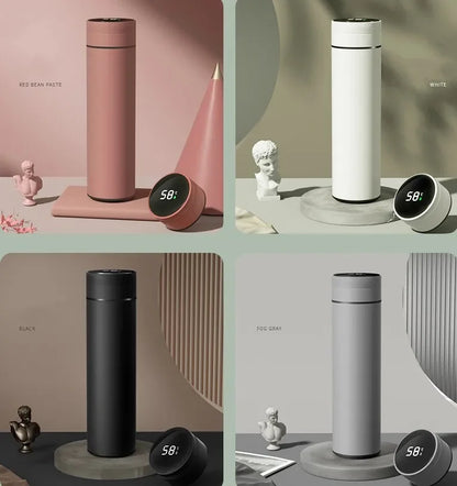 500ML Temperature Display Stainless Steel Smart Thermos Bottle