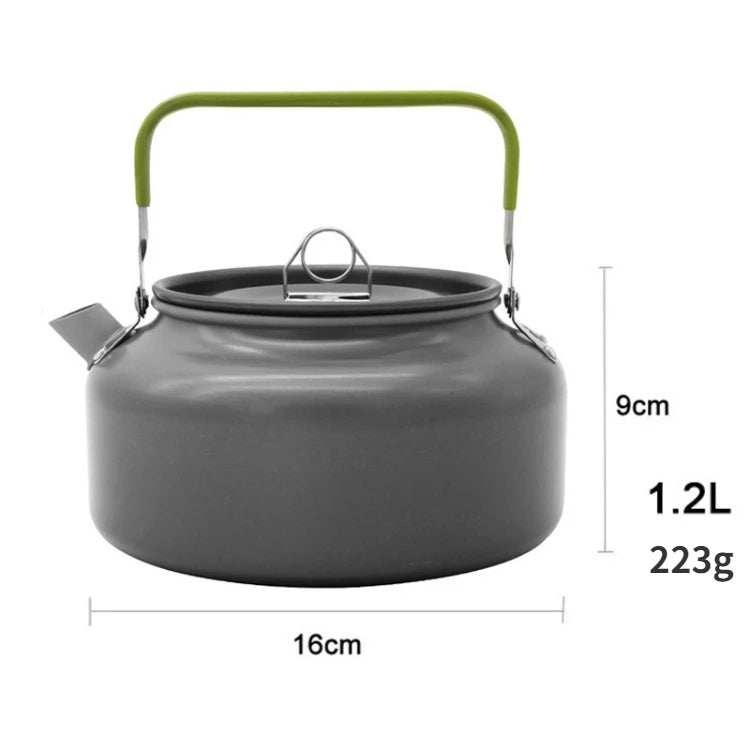 Portable Aluminum Camping Coffee & Tea Kettle Outdoor Cooking Pot