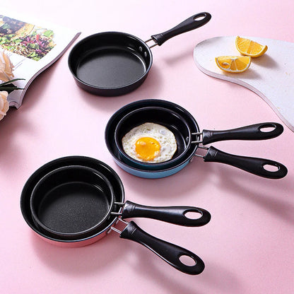 12CM Mini Frying Pan Stainless Steel Non Stick Egg Breakfast Pan