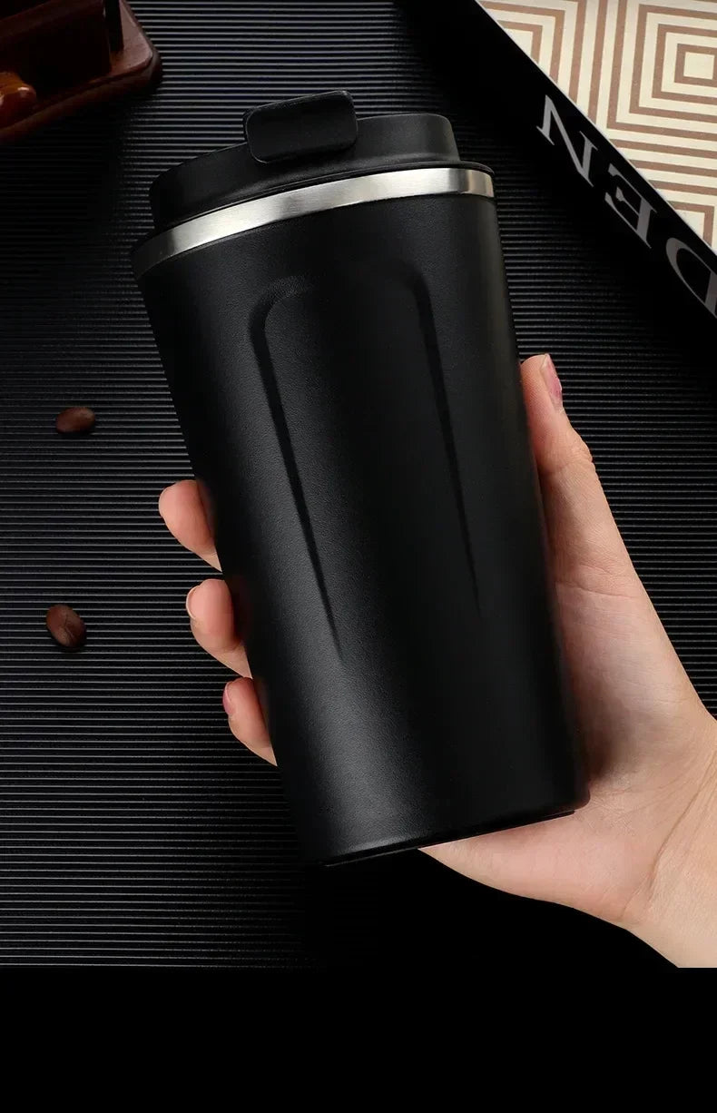 380/510ML Stainless Steel Travel Coffee Cup Leakproof Thermal Mug