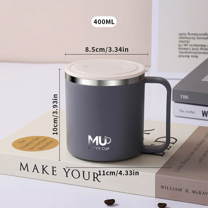 400ML Insulated Coffee Mug 304 Stainless Steel Double Wall Cup