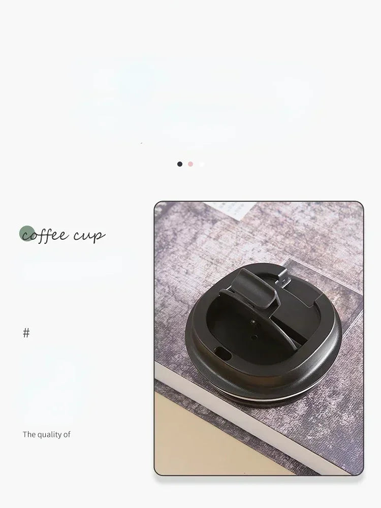 380/510ML Stainless Steel Travel Coffee Cup Leakproof Thermal Mug