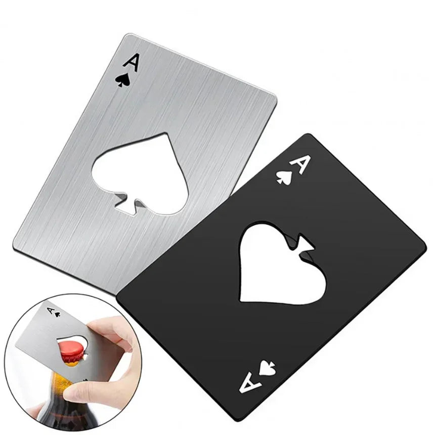 Creative Poker Shaped Bottle Can Opener