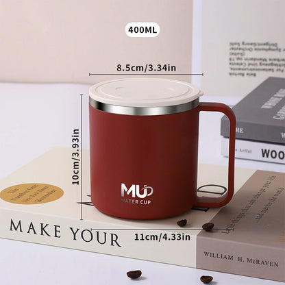 400ML Insulated Coffee Mug 304 Stainless Steel Double Wall Cup