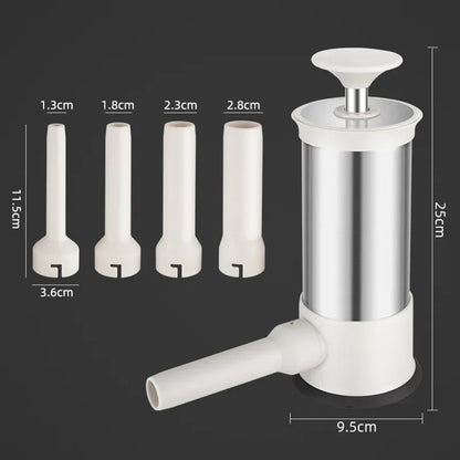 Stainless Steel Sausage Maker Meat Stuffer Homemade Sausage Tool